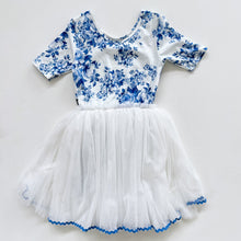 Load image into Gallery viewer, Rock Your Kid Blue Floral Tutu Dress NWOT (8y)
