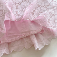 Load image into Gallery viewer, David Jones Broiderie Puff Sleeves Dress | Pink (2y)
