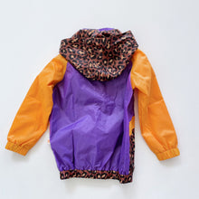 Load image into Gallery viewer, Little Fella Windbreaker Jacker Leopard/Colour-block NEW (4-5y)
