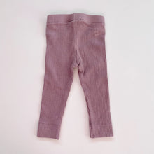 Load image into Gallery viewer, Jamie Kay Rib Leggings Plum (0-3m)
