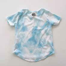 Load image into Gallery viewer, Salty Shreds Rib T-Shirt Blue Tie-dye (6-12m)
