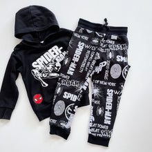 Load image into Gallery viewer, Marvel Spiderman Hoodie + Pants Bundle 2x Black (5y)
