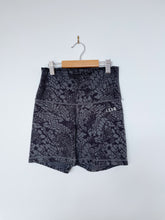 Load image into Gallery viewer, LSKD Shorts Black/Grey "Leopard" Pattern (S)
