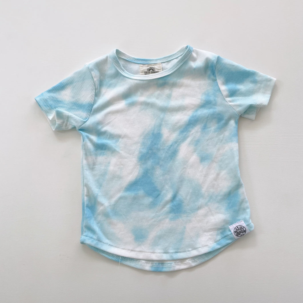 Salty Shreds Rib T-Shirt Blue Tie-dye (6-12m)