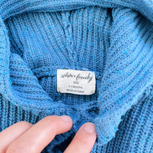 Load image into Gallery viewer, Wilson + Frenchy Cotton/Bamboo/Wool Cardigan Blue Speckled (0-3m)
