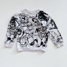 Load image into Gallery viewer, H&amp;M x Marvel Jumper Black/Grey (5y)

