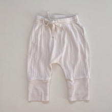 Load image into Gallery viewer, Nature Baby Organic Pointelle Pants Natural (newborn)
