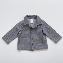 Load image into Gallery viewer, Teeny Weeny Canvas Jacket Hickory Stripes (1y)
