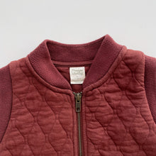 Load image into Gallery viewer, Nature Baby Organic Quilt Vest Maroon (4y)
