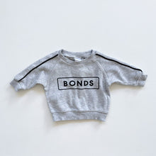 Load image into Gallery viewer, Bonds Sweater Grey/ Logo (0-3m)
