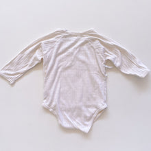 Load image into Gallery viewer, Jamie Kay Organic Pointelle Kimono Bodysuit Cream (1y)
