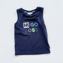 Load image into Gallery viewer, Hugo Boss Tank Navy Logo (3y)
