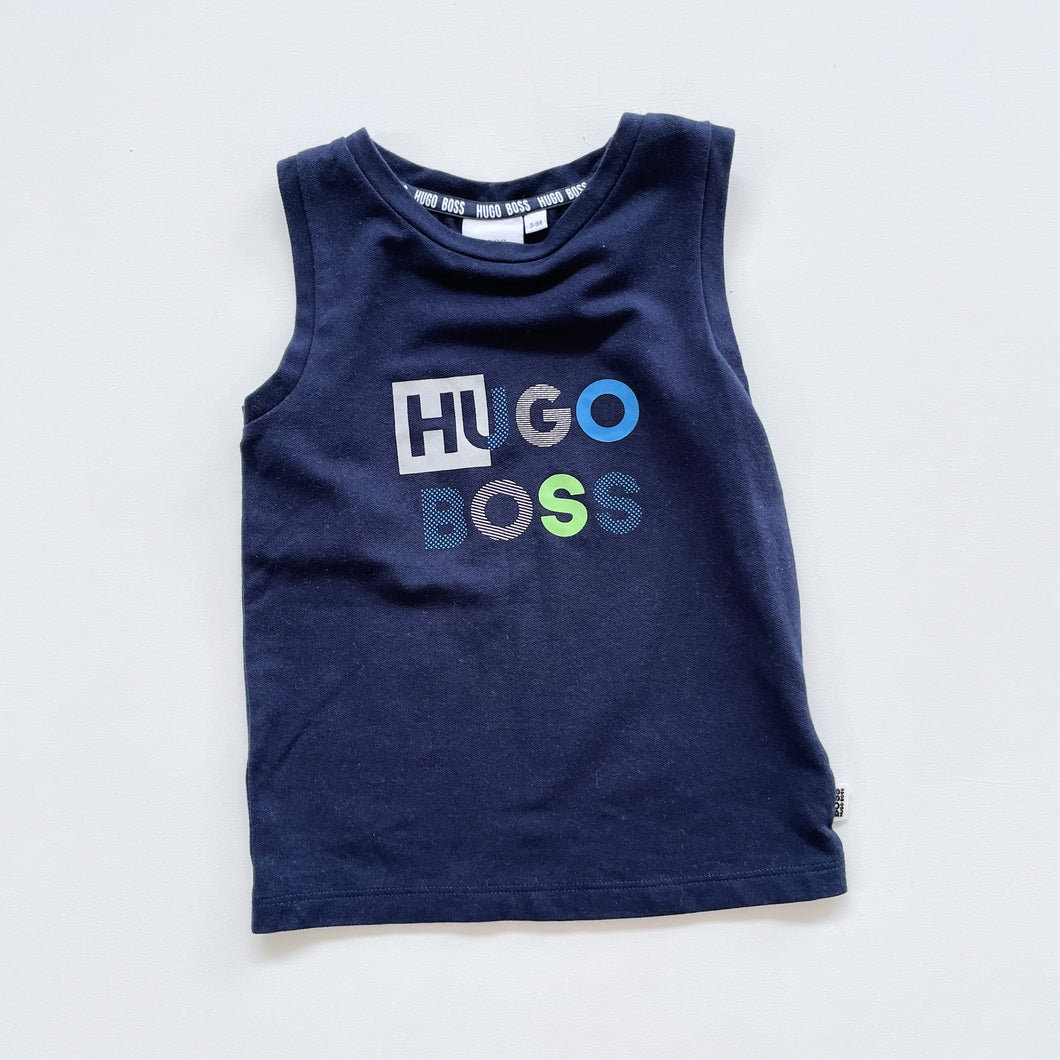 Hugo Boss Tank Navy Logo (3y)