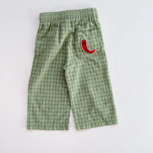 Load image into Gallery viewer, Nino Green Check Cotton Pants (2y)
