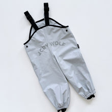 Load image into Gallery viewer, Crywolf Overalls Grey/Blue (3y)
