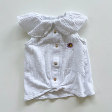 Load image into Gallery viewer, Zara White Collared Top (4y)
