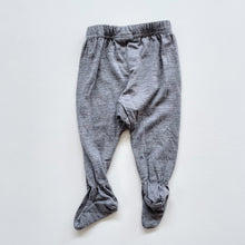 Load image into Gallery viewer, Little Zee Merino Footed Pants Grey (3-6m)
