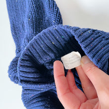 Load image into Gallery viewer, Noni Matching Knit Jumper + Hat Blue Speckled (3-6m)
