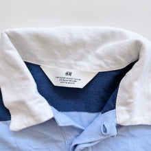 Load image into Gallery viewer, H&amp;M Stripe Polo T-Shirt (7-8y)
