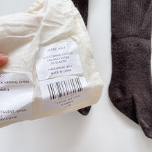 Load image into Gallery viewer, Jamie Kay Classic Rib Socks Brown (1-2y)
