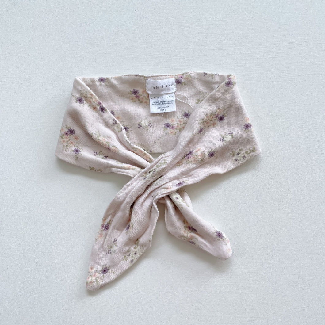 Jamie Kay Organic Baby Headband Pink Floral (0-2y)