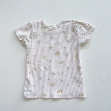 Load image into Gallery viewer, Purebaby Organic Cotton Rib Tee Floral (1y)
