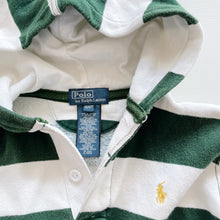 Load image into Gallery viewer, Polo Ralph Lauren Hoodie Green Stripes (4y)
