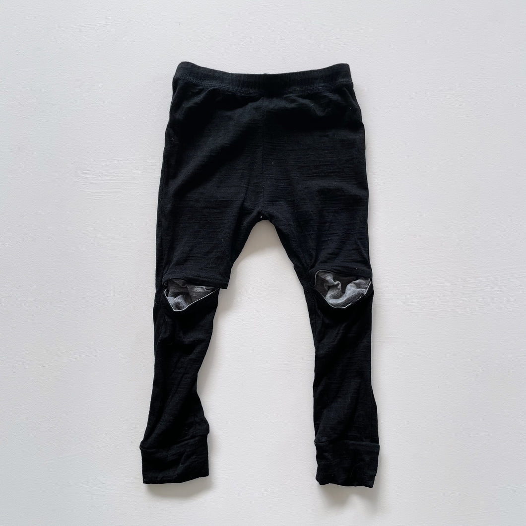 Little Flock of Horrors Merino Pants Black (12-18m)