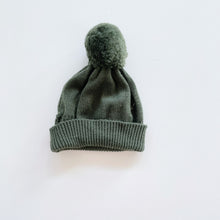 Load image into Gallery viewer, Nature Baby Merino Beanie Green (6-12m)
