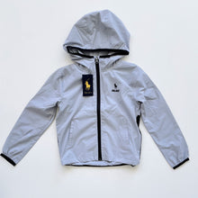 Load image into Gallery viewer, Palace Ralph Lauren &quot;Backpack&quot; Rain Jacket Grey NEW (6y)
