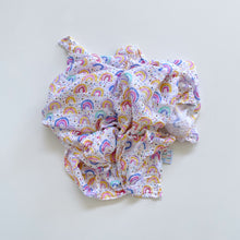 Load image into Gallery viewer, ALL4ELLA Organic Muslin Swaddle Rainbows (120cm x 120cm)
