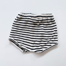 Load image into Gallery viewer, Nature Baby Organic Terry Shorts Stripes (3-6m)
