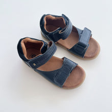 Load image into Gallery viewer, Bobux I-Walk Leather Sandals Navy Velcro (EU24)
