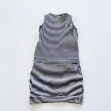 Load image into Gallery viewer, Minti Dress Black / White Stripe (2y)
