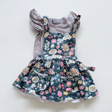 Load image into Gallery viewer, Arlow's Closet Ruffle Bodysuit + Floral Dress (1y)

