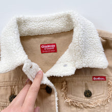 Load image into Gallery viewer, OshKosh Sherpa Jacket Sprakly Beige (7y)
