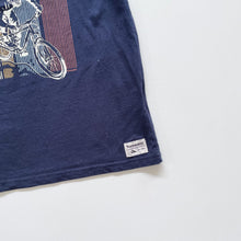 Load image into Gallery viewer, Torpedo 7 Organic Cotton Tee Navy Bike (10-12y)
