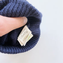 Load image into Gallery viewer, Nature Baby Merino Alpine Pom Pom Beanie Navy (6-12m)
