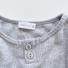 Load image into Gallery viewer, Jamie Kay Organic Cotton Ribbed Bodysuit Light Grey (2y)
