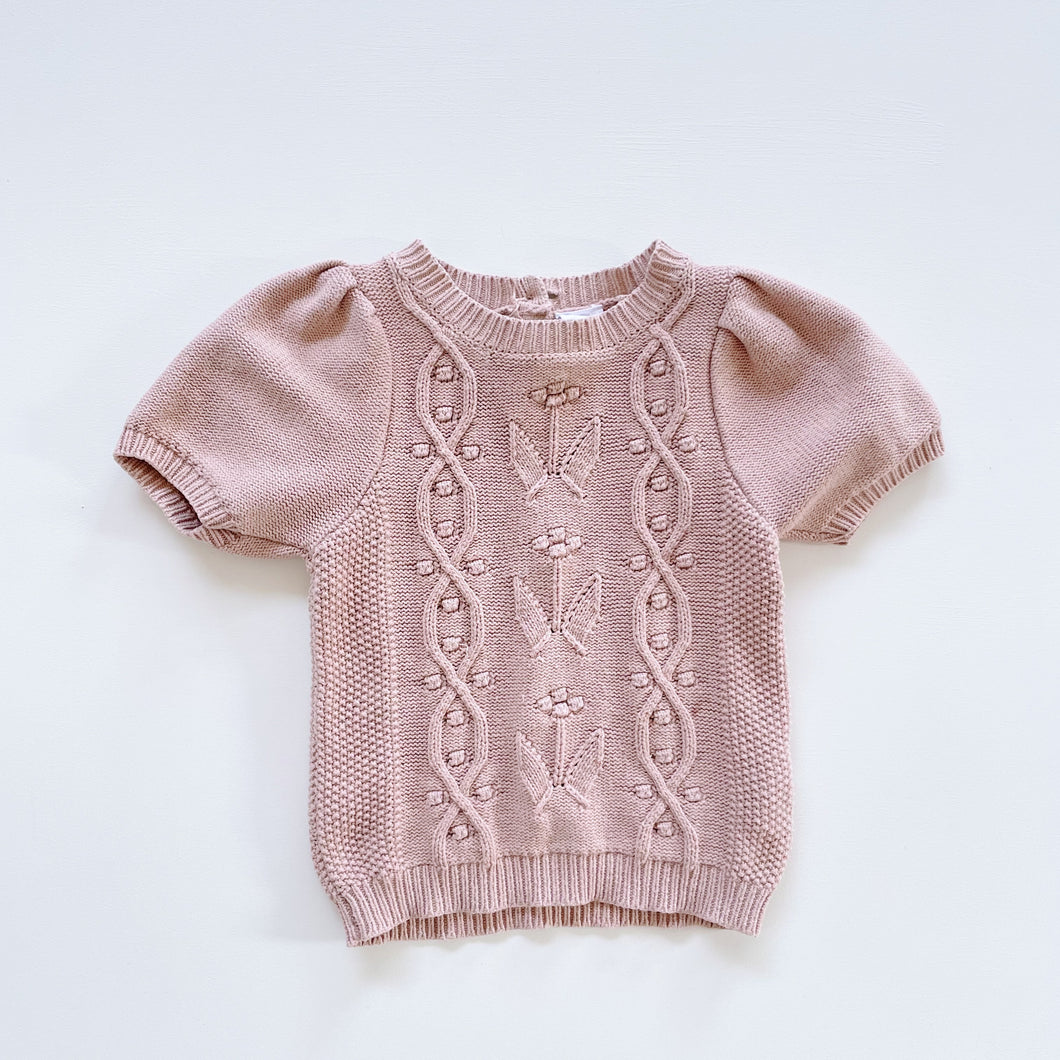 Jamie Kay Knit Top Dusky Rose (1y)