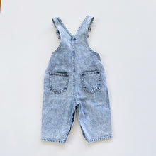 Load image into Gallery viewer, Goldie + Ace Acid Wash Denim Overalls (6-12m)
