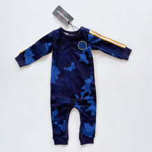 Load image into Gallery viewer, Rock Your Baby Peace Brother All-In-One Blue NEW (12-18m)
