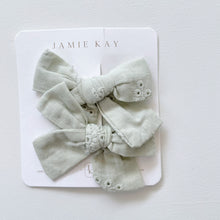 Load image into Gallery viewer, Jamie Kay Madeline Bow - Misty Green NEW (OS)
