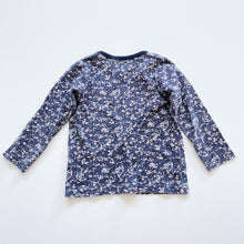 Load image into Gallery viewer, Jamie Kay Organic L/S Top Navy/Lilac Floral (4y)
