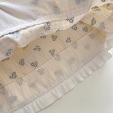 Load image into Gallery viewer, Vintage OshKosh Yellow Gingham/ Floral Dress (4-6y)
