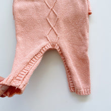 Load image into Gallery viewer, Wilson &amp; Frenchy Cotton/Bamboo/Wool Knit Onesie Peach (0-3m)
