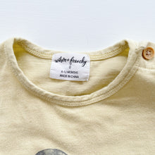 Load image into Gallery viewer, Wilson &amp; Frenchy Organic T-Shirt Yellow Octopus (6-12m)
