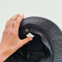 Load image into Gallery viewer, Nike 100% Cotton Bucket Hat Black (M/L - 50cm= 3-7y)
