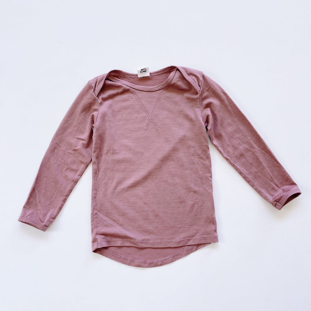 Nature Baby Merino L/S Top Pink (3y)