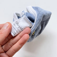 Load image into Gallery viewer, Dimples Merino/Cotton Hat Blue (newborn)
